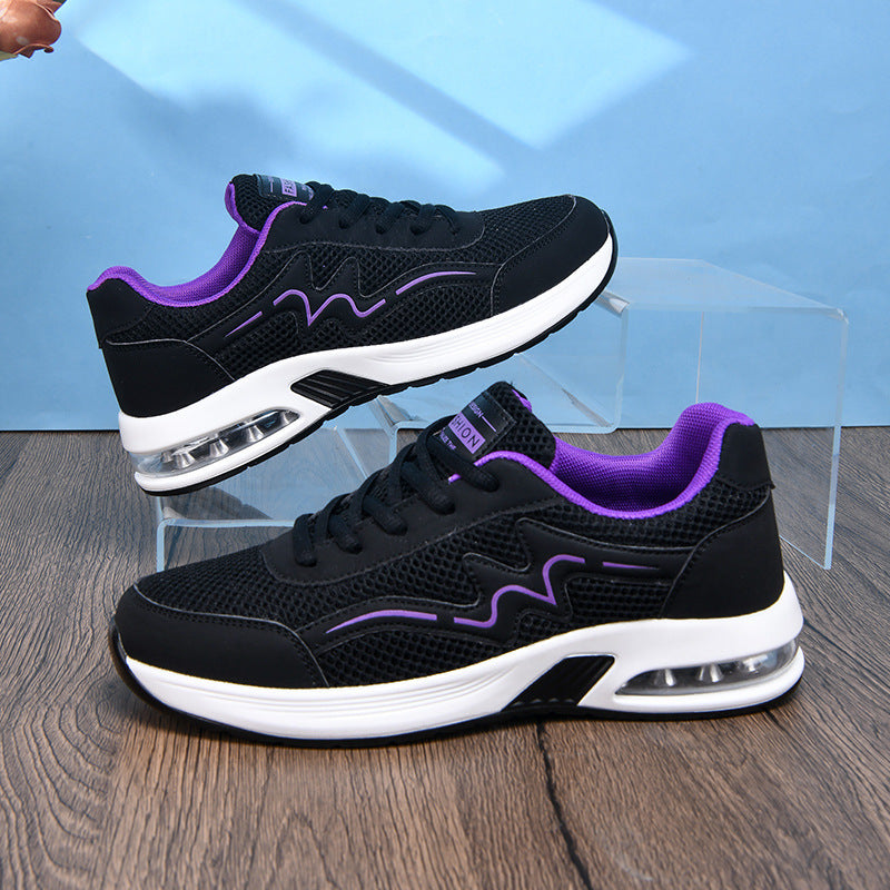 Damen nan City-Walking-Sneaker mit sichtbarer Fersenluftkammer und ergonomischer EVA-Dämpfung Echo Archiv