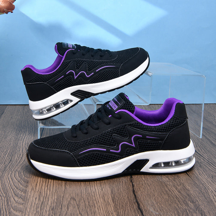 Damen nan City-Walking-Sneaker mit sichtbarer Fersenluftkammer und ergonomischer EVA-Dämpfung Echo Archiv