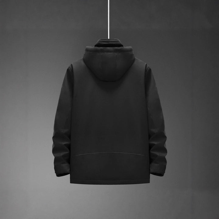 Herren Softshell-Übergangsjacke mit wärmendem Fleece-Innenfutter und Kapuze – Taviero