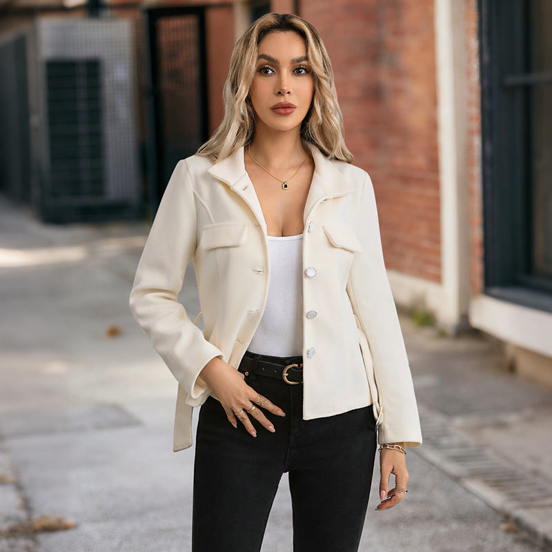 Damen Elegante Utility-Jacke mit aufgesetzten Taschen Echo Archiv