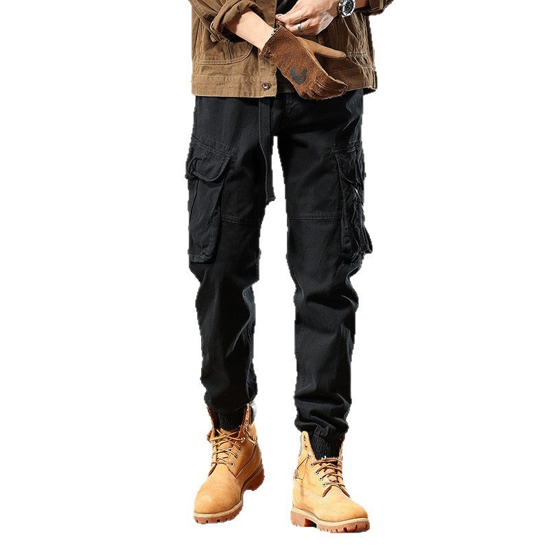 Herren Cargo-Joggerhose mit Multifunktions-Taschen und elastischem Saum Echo Archiv