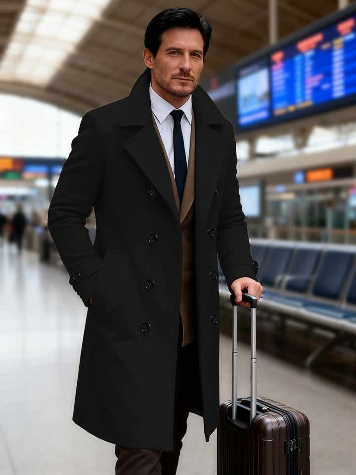 Herren eleganter Doppeltunnelmantel Echoarchiv