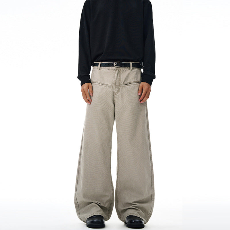 Herren Weitfallende Denimhose im Baggy‑Cut mit elastischem Bund Echo Archiv