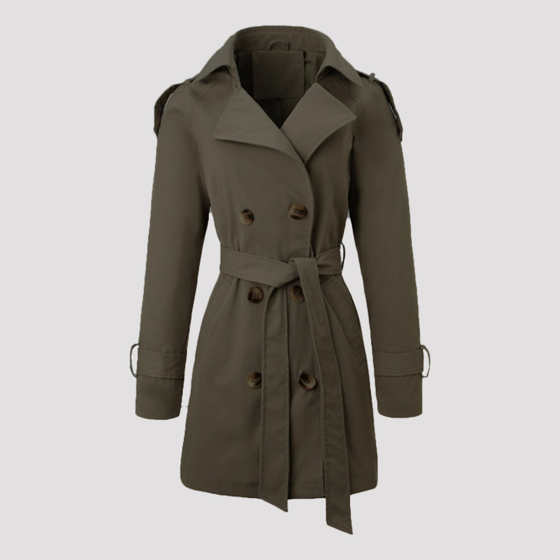 Damen Klassischer Trenchcoat – Montévia