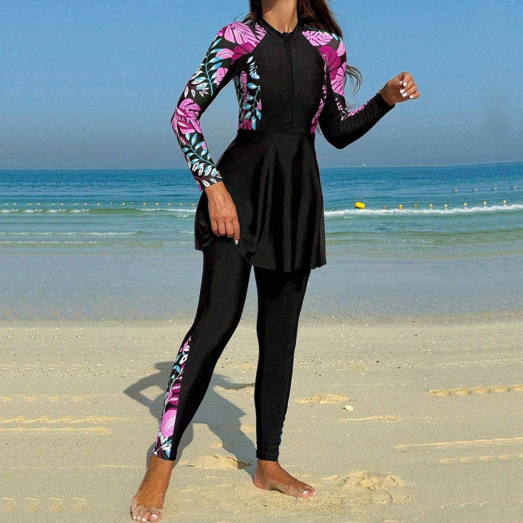 Damen Longsleeve Rashguard mit Rock Echo Archiv