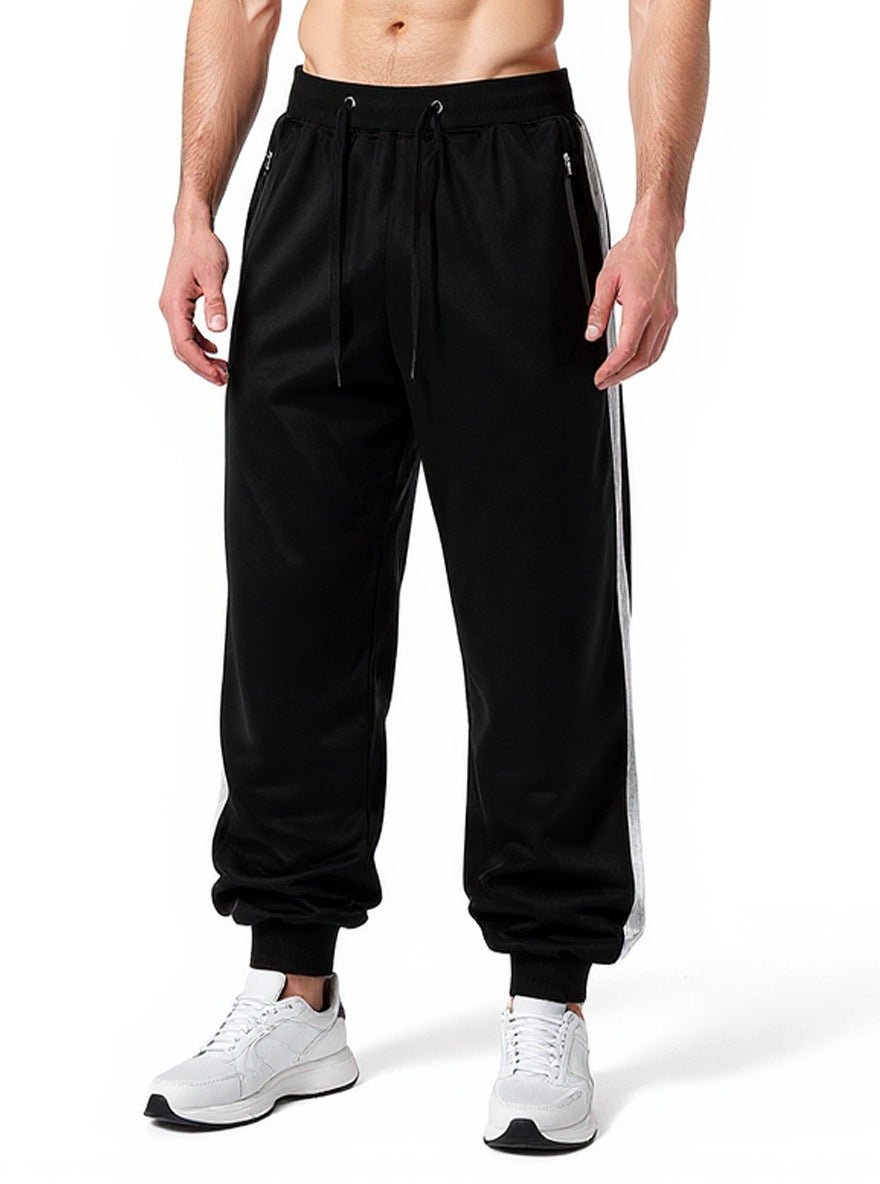 Herren Sportliche Jogginghose mit elastischem Bund und seitlichen Reißverschlusstaschen Echo Archiv