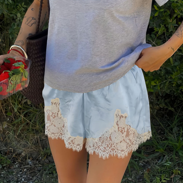 Damen Shorts mit Spitzenbesatz Echo Archiv