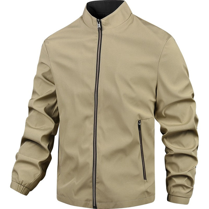 Herren Leichte Übergangsjacke mit hochgeschlossenem Kragen 1787738638 – Taviero