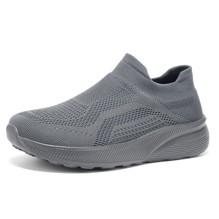 Unisex Atmungsaktiver Strick-Slipper-Sneaker mit Memory-Fußbett Echoarchiv