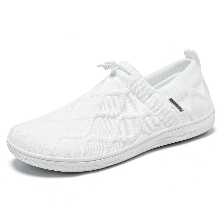 Damen nan gesteppter Strick-Slip-On mit elastischem Schlupfschaft und Kordelstopp Echo Archiv