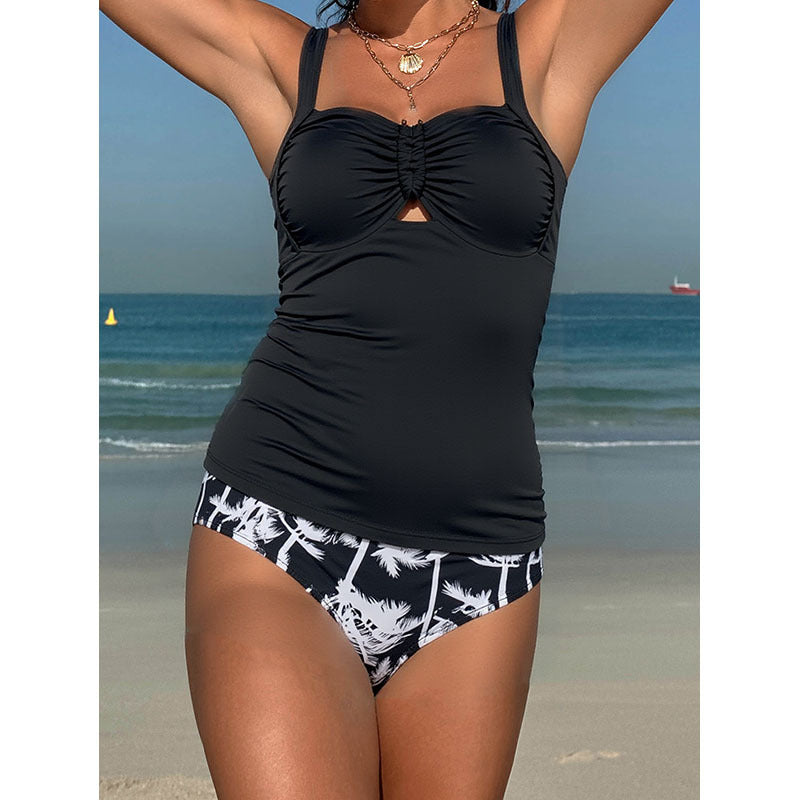 Damen Tankini-Set mit floralem Muster und integriertem Oberteil Echo Archiv