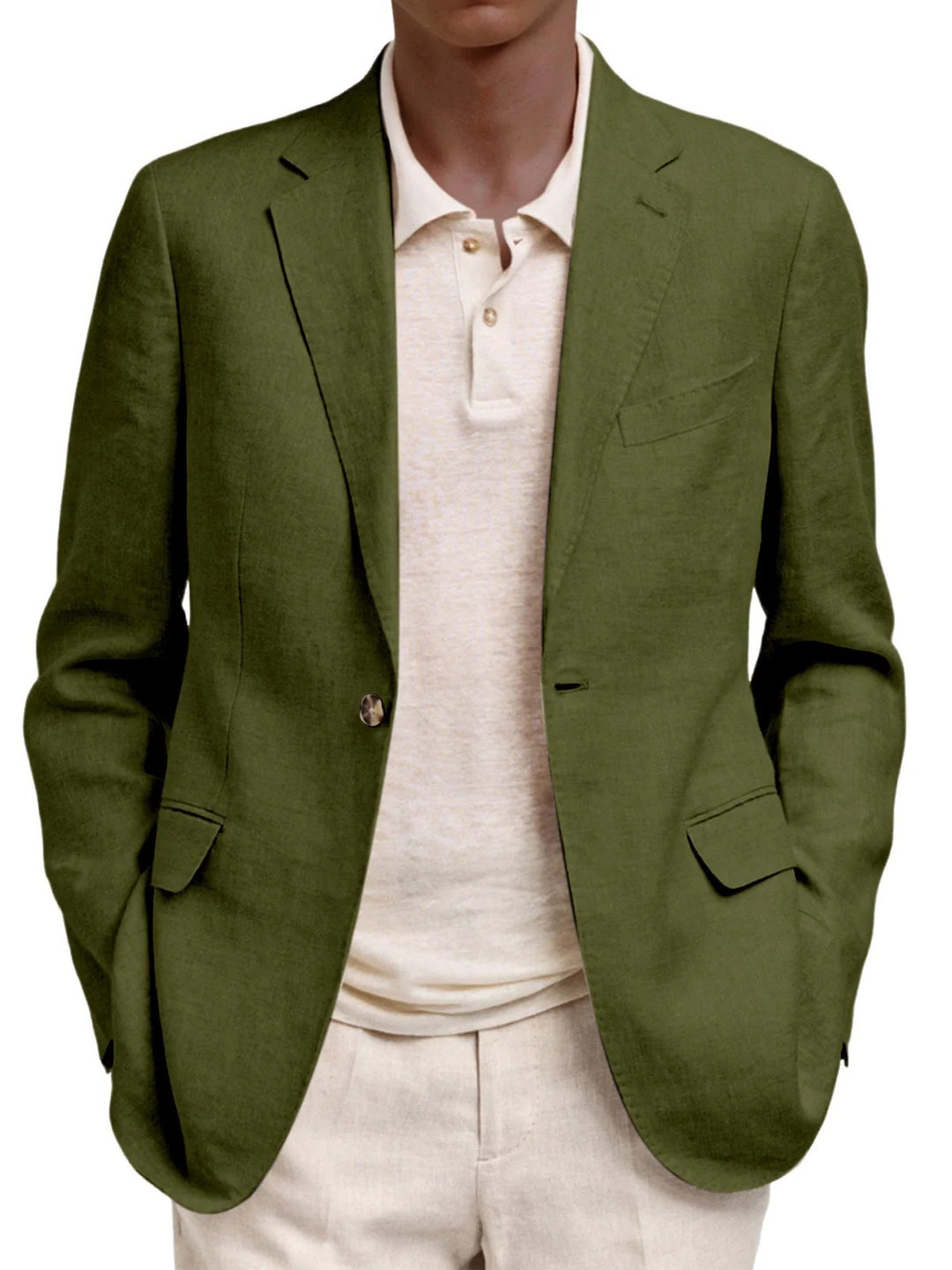 Herren Elegante Leinenjacke Echoarchiv