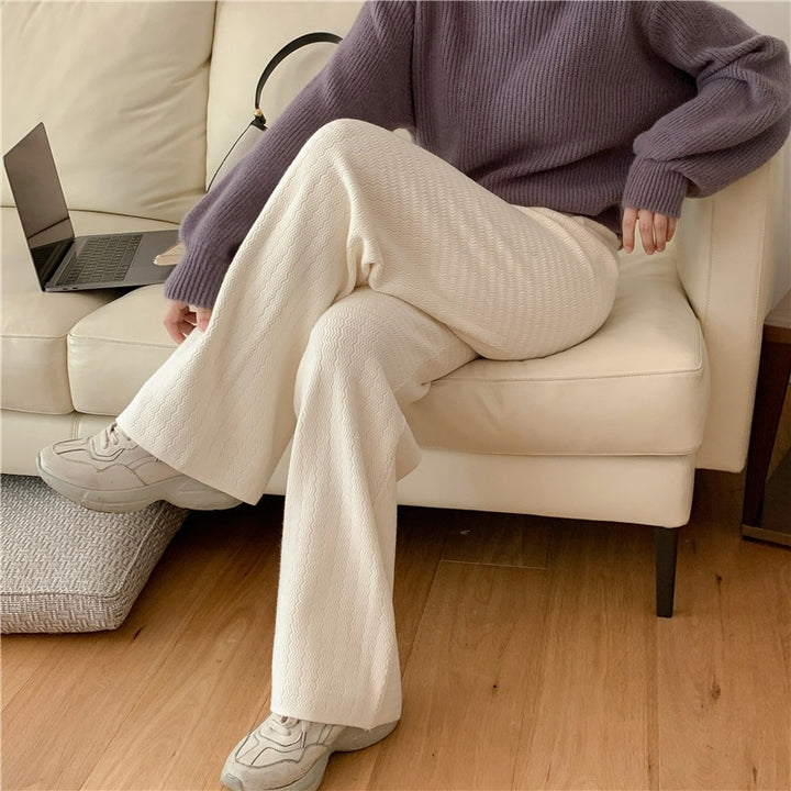 Damen Elegante weite Strickhose Echo Archiv