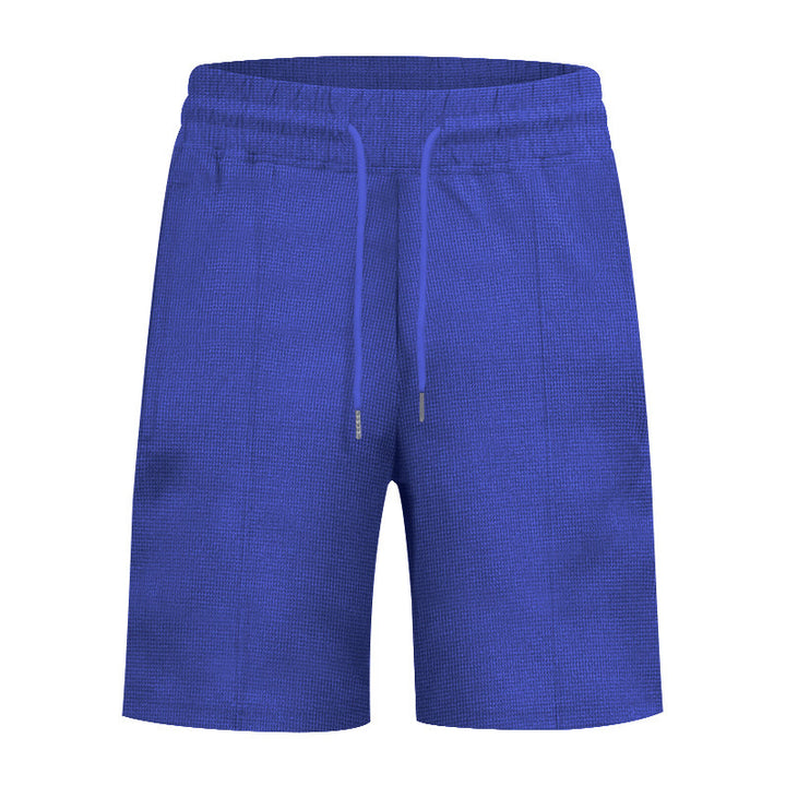 Herren Freizeithose mit elastischem Bund und strukturiertem Design Echoarchiv