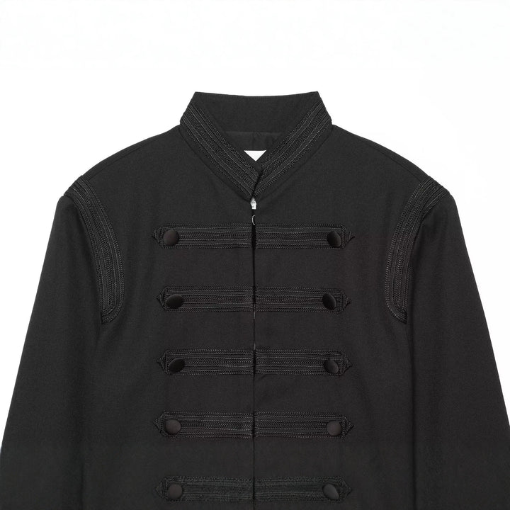 Damen Cropped-Kastenjacke im historischen Militärstil mit Zierriegeln Echo Archiv