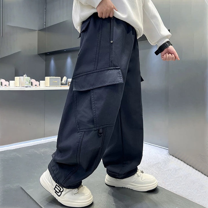 Damen lässige Cargo-Hose mit tiefen Taschen Echo Archiv