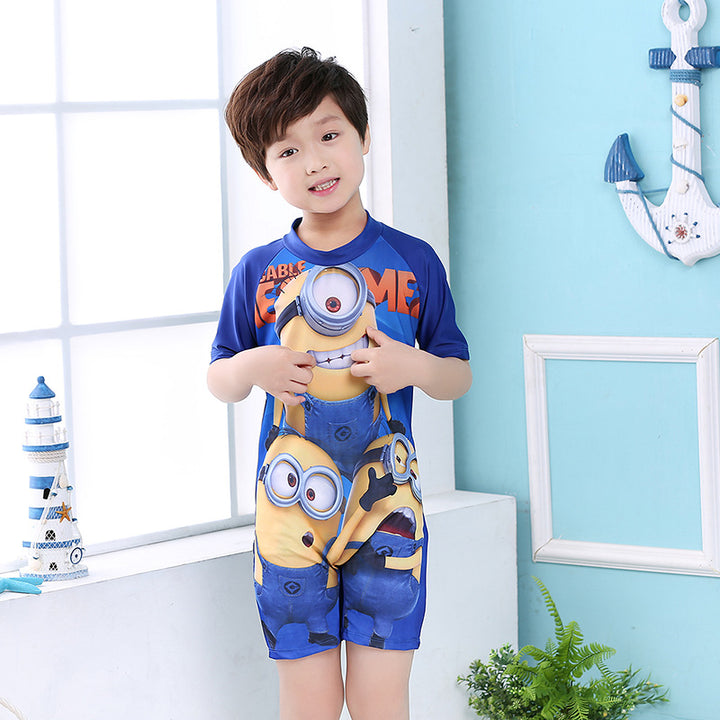 Jungen UV-Schutz Schwimmanzug mit kurzen Ärmeln Echo Archiv