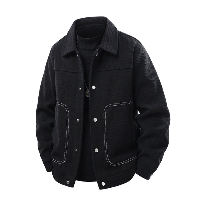 Herren Freizeitjacke mit großzügigen Taschen und eleganter Textur Echo Archiv