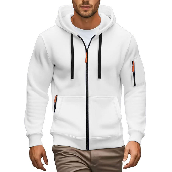 Herren Hochwertiger Zip-Hoodie Echoarchiv