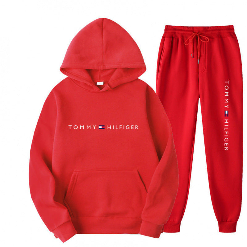 Damen SwEchoarchivtanzug mit gemütlichem KapuzenswEchoarchivter und lässiger Jogginghose Echoarchiv