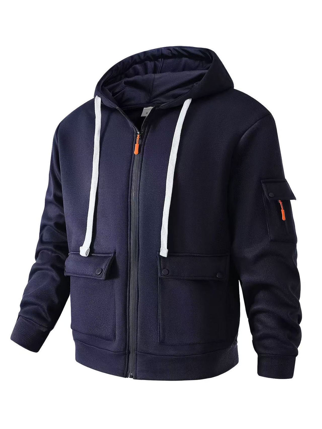 Herren funktionale Kapuzenjacke mit mehreren Taschen Echoarchiv