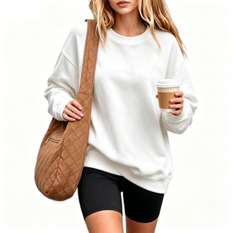 Damen Bequemer Oversized Sweatshirt Echoarchiv