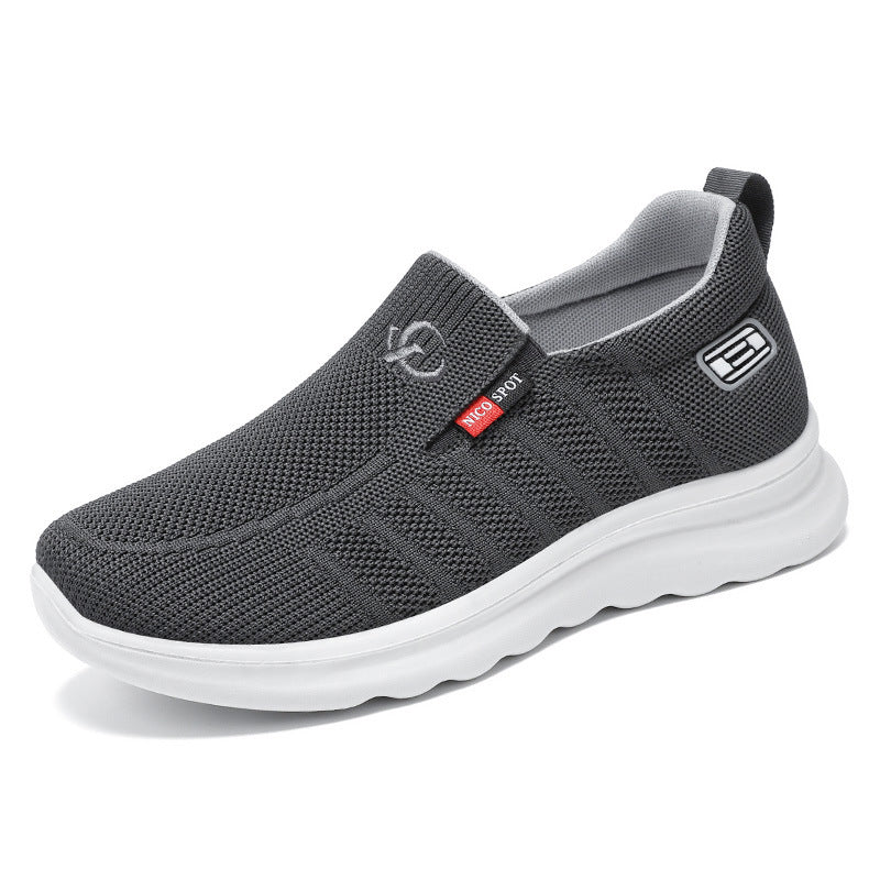 Herren nan atmungsaktiver gestrickter Slip-On Sneaker mit elastischem Einstieg und stoßdämpfender EVA-Zwischensohle Echo Archiv