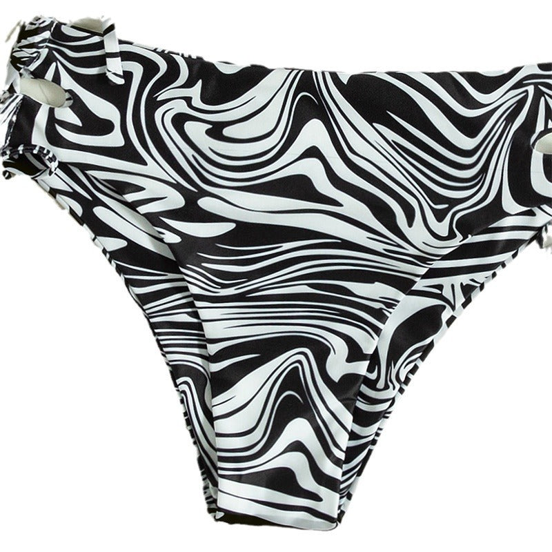 Damen Triangel-Bikini mit verstellbaren Bändern und elastischem Design Echo Archiv