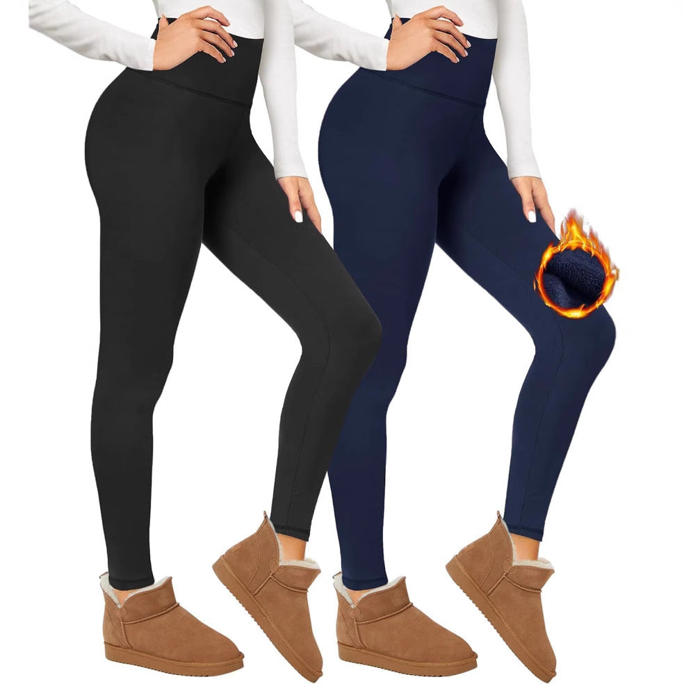 Damen Fleecegefütterte Thermoleggings mit hohem Bund und figurformendem Stretch Echo Archiv