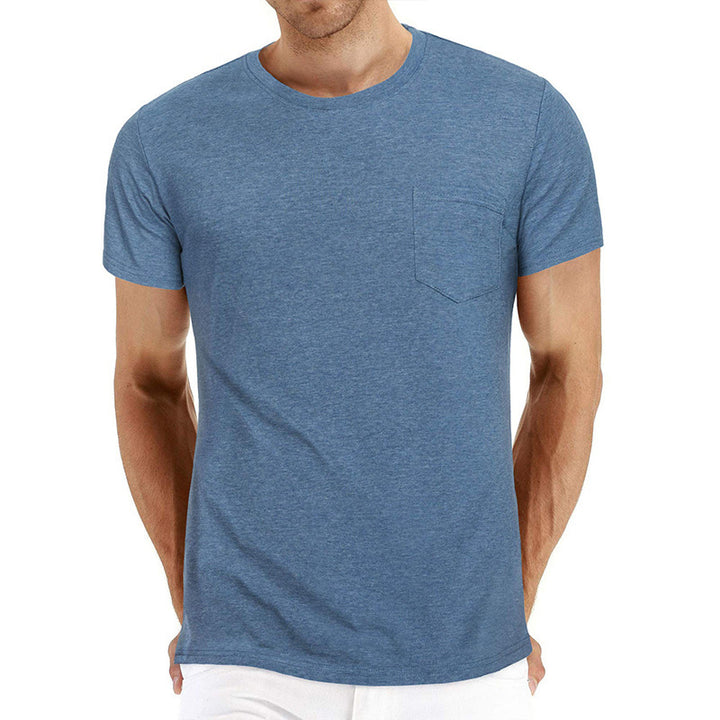 Herren Rundhals T-Shirt aus atmungsaktivem weichem Baumwollmix Echoarchiv