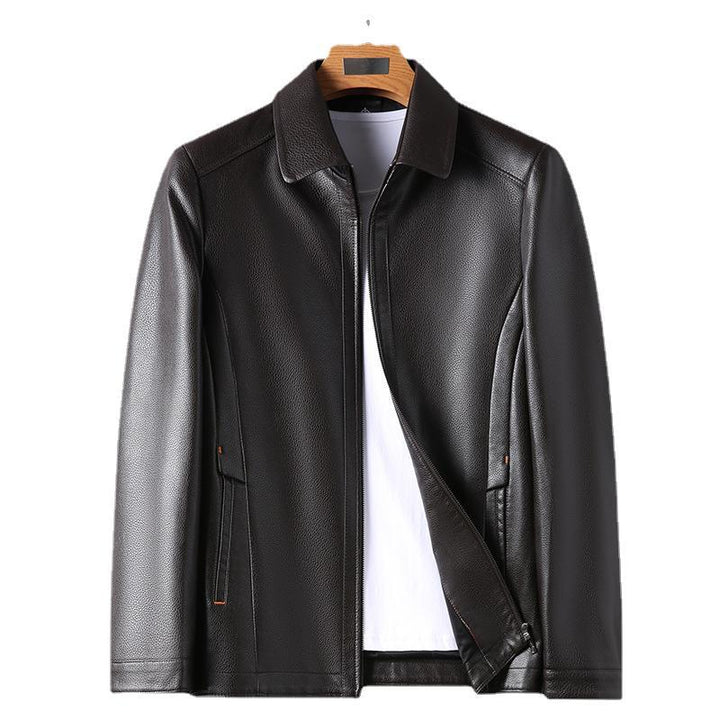 Herren elegante Lederjacke mit modernem Schnitt Echoarchiv