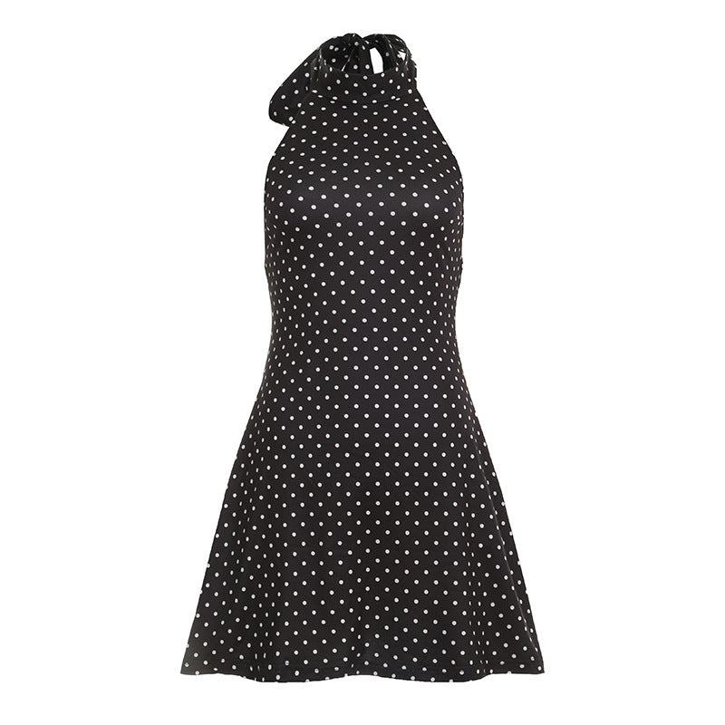 Damen Neckholder Kleid mit Polka-Dots Echo Archiv