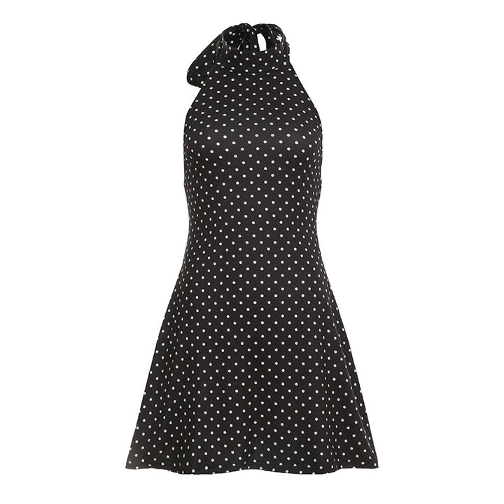 Damen Neckholder Kleid mit Polka-Dots Echo Archiv