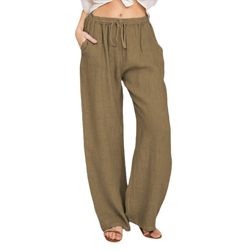 Damen bequeme Leinenhose Echoarchiv