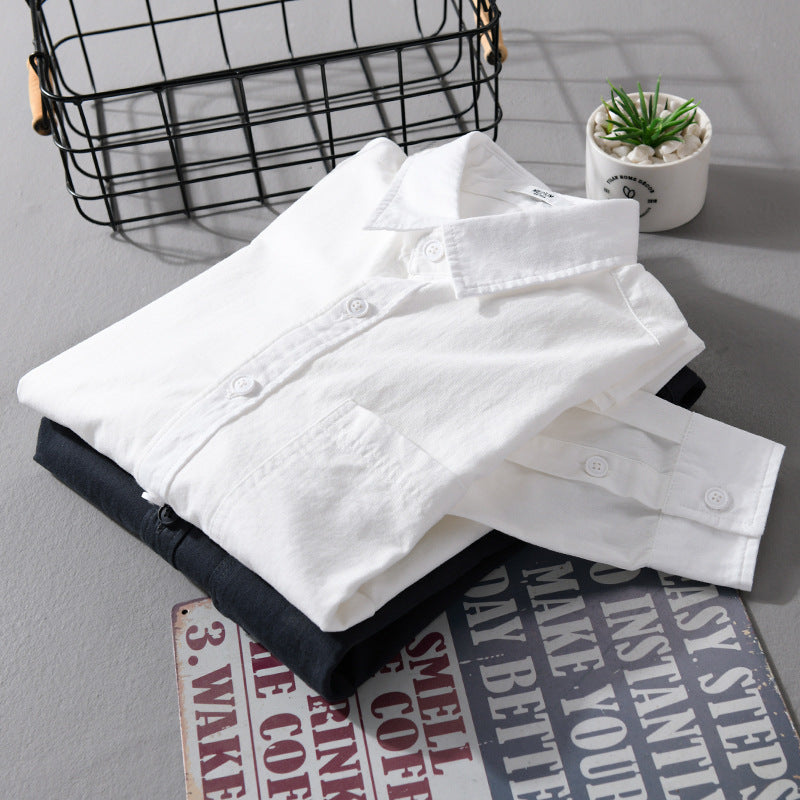 Herren Leichtes Baumwoll-Layering-Overshirt mit Brusttasche und Kentkragen Echoarchiv
