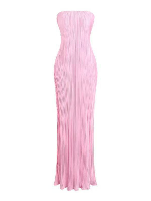 Damen figurbetontes Strapless-Kleid mit floralen Elementen Echo Archiv