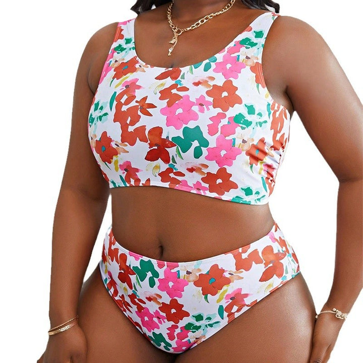 Damen Bikini-Set mit cropped Oberteil und hohem Bund Echo Archiv