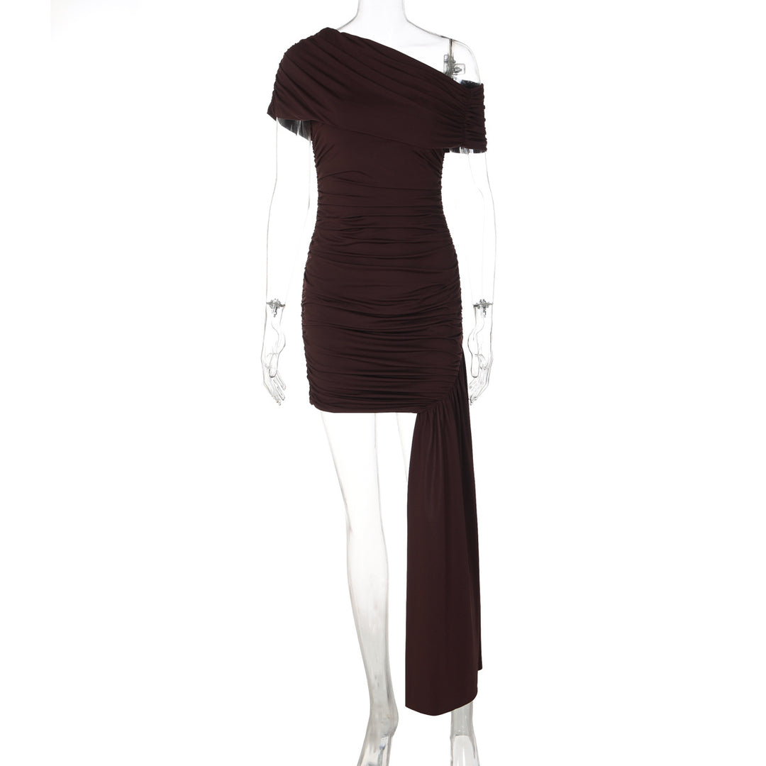 Damen Elegantes und figurbetontes Wickelminikleid Echo Archiv