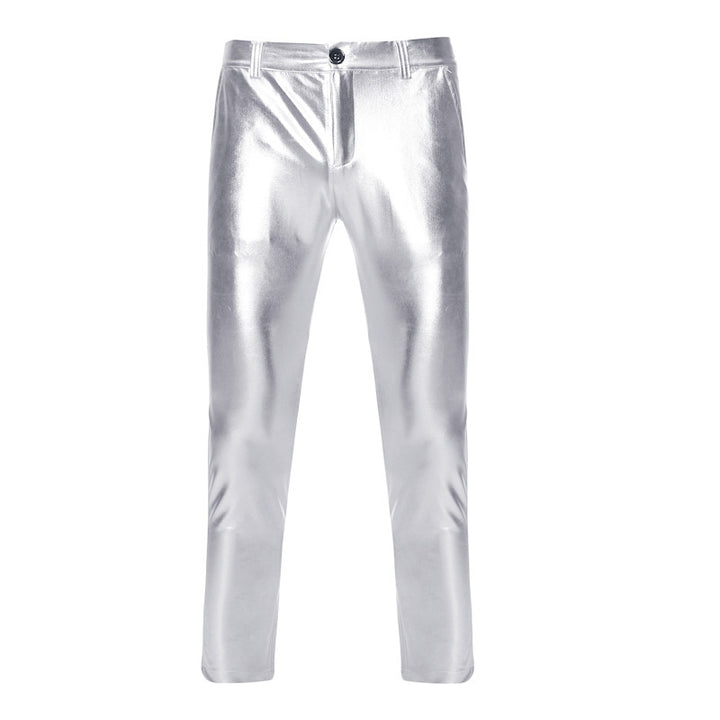 Herren Glamouröse Metallic-Hosen Echoarchiv