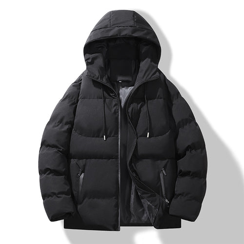 Herren isolierte Übergangsjacke mit Druckknopf und hochklappbarem Kragen Echoarchiv