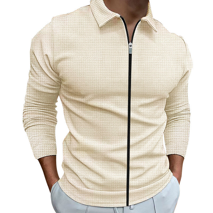 Herren sportliches Langarmshirt im modernen Design Echoarchiv