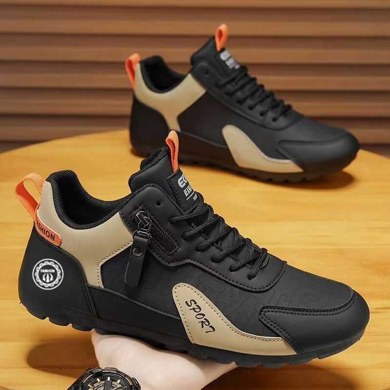 Herren Sportliche Outdoor-Sneaker mit Reißverschluss-Detail und griffiger Trail-Sohle Echoarhiv