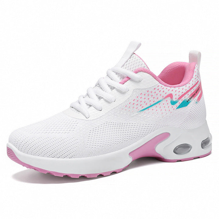Damen Sportliche Luftpolster Sneakers mit atmungsaktivem Mesh-Obermaterial Echo Archiv