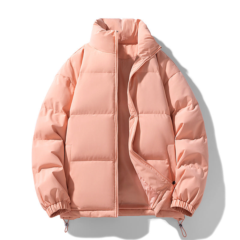Herren Gepolsterte Pufferjacke mit hohem Stehkragen, winddichter Außenlage und verstellbarem Kordelzugsaum Echo Archiv