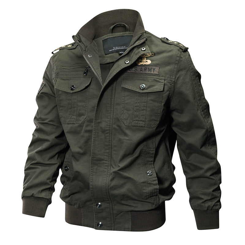 Herren Militärjacke mit praktischen Taschen Echo Archiv