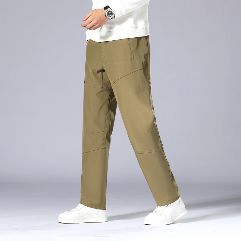 Herren Multifunktionale Outdoor-Hose mit verstellbarem Bund und Reißverschlusstaschen Echoarchiv