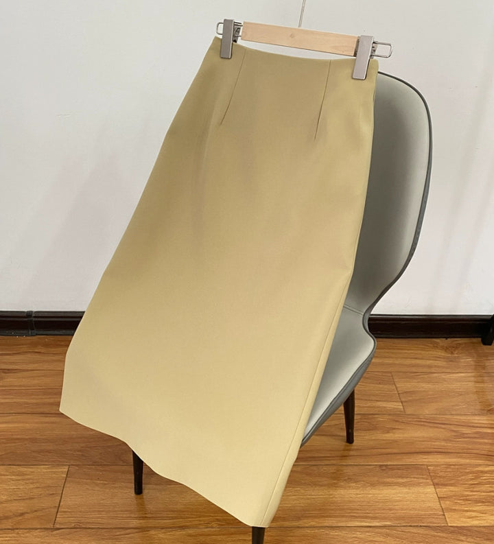 Damen Eleganter Bleistiftrock mit hohem Bund und figurbetontem Schnitt Echoarchiv