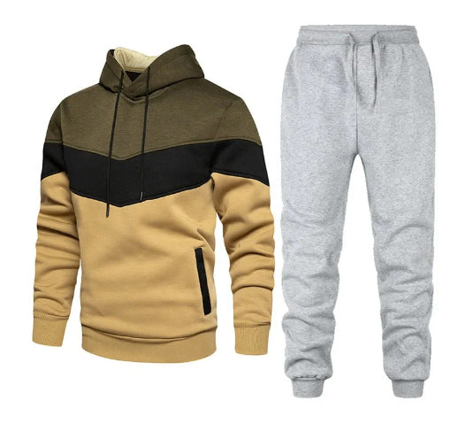 Herren modischer Sportpullover und Jogginghose Set Echoarchiv