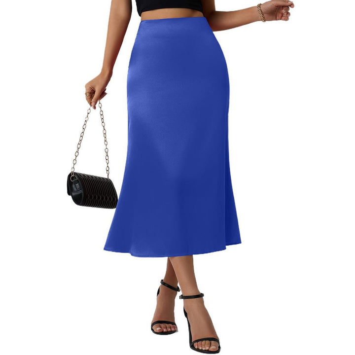 Damen eleganter Midirock aus schimmerndem Stoff mit figurschmeichelndem Schnitt Echo Archiv