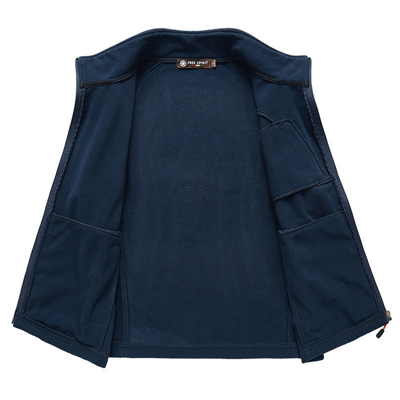 Herren Fleece Weste Echo Archive